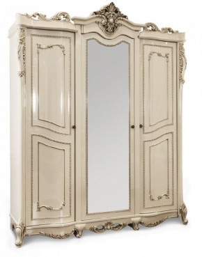 Шкаф 3-х створчатый Джоконда (крем) в Кургане - kurgan.ok-mebel.com | фото